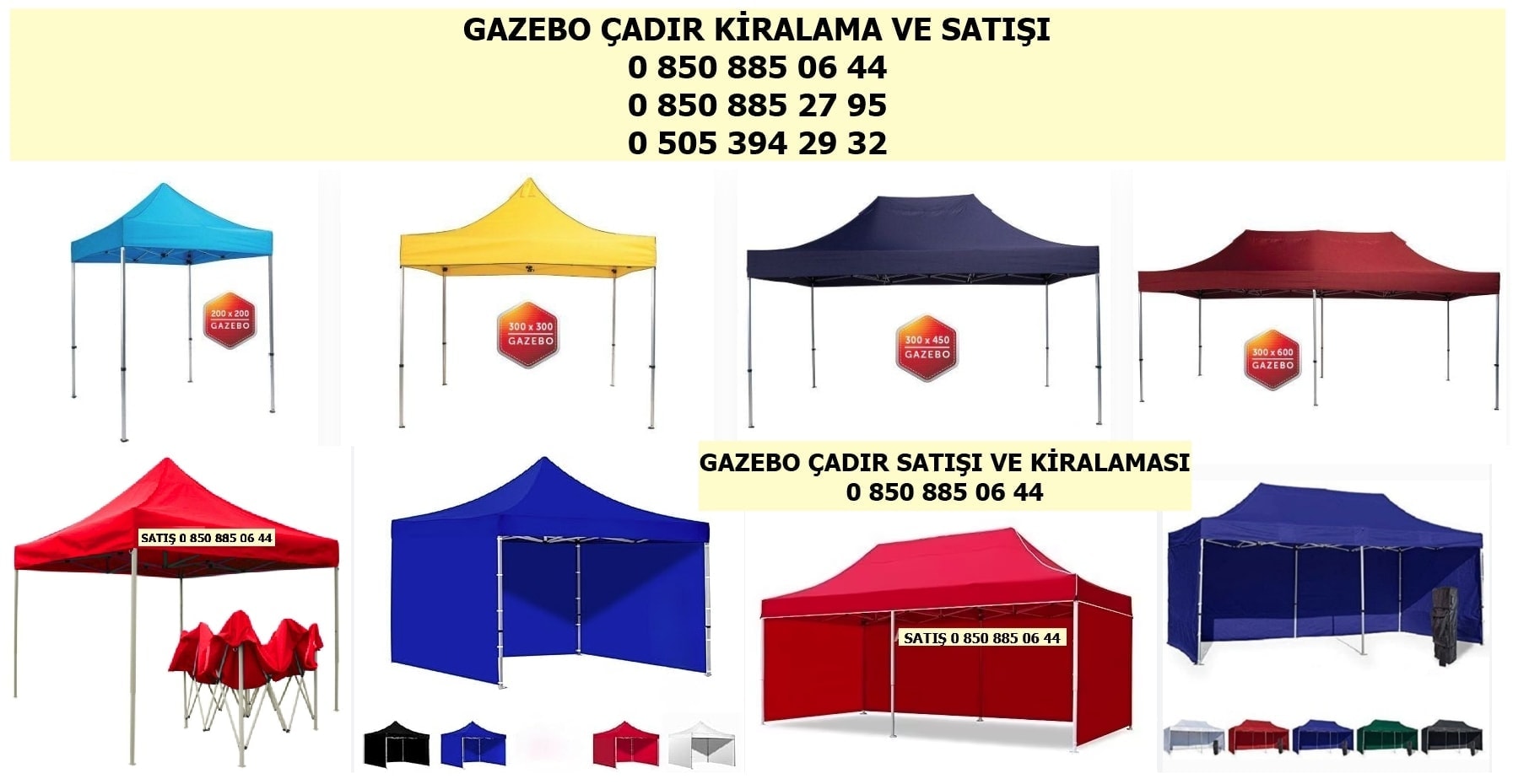 Gazebo adr sat kiralk modeller